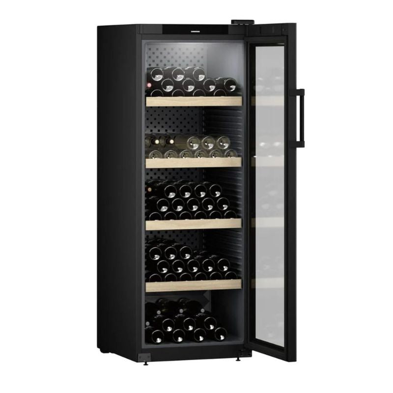 Liebherr - GrandCru 196 Bottle Freestanding Wine Cabinet - WPbl 5001 - Glass Door