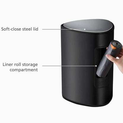 Joseph Joseph EasyStore™ 5L Matt Black Pedal Bin