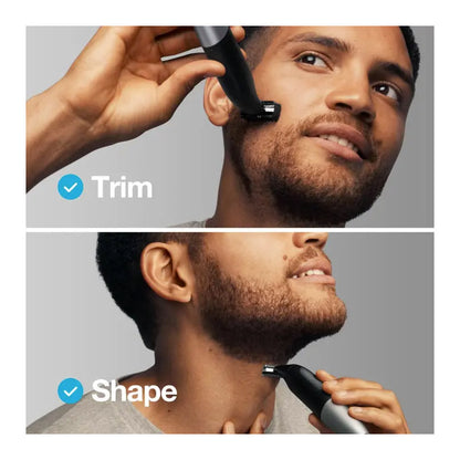 Braun Series X XT5100 Wet & Dry all-in-one tool with 5 attachments, black / silver