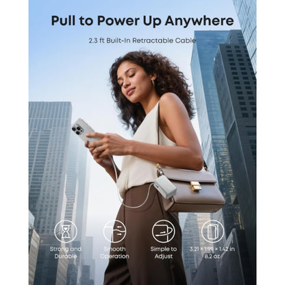 Anker Nano Power Bank 10K,45WRetractable USB-C Black