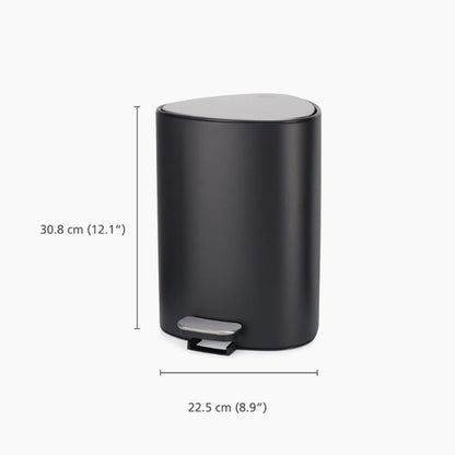 Joseph Joseph EasyStore™ 5L Matt Black Pedal Bin