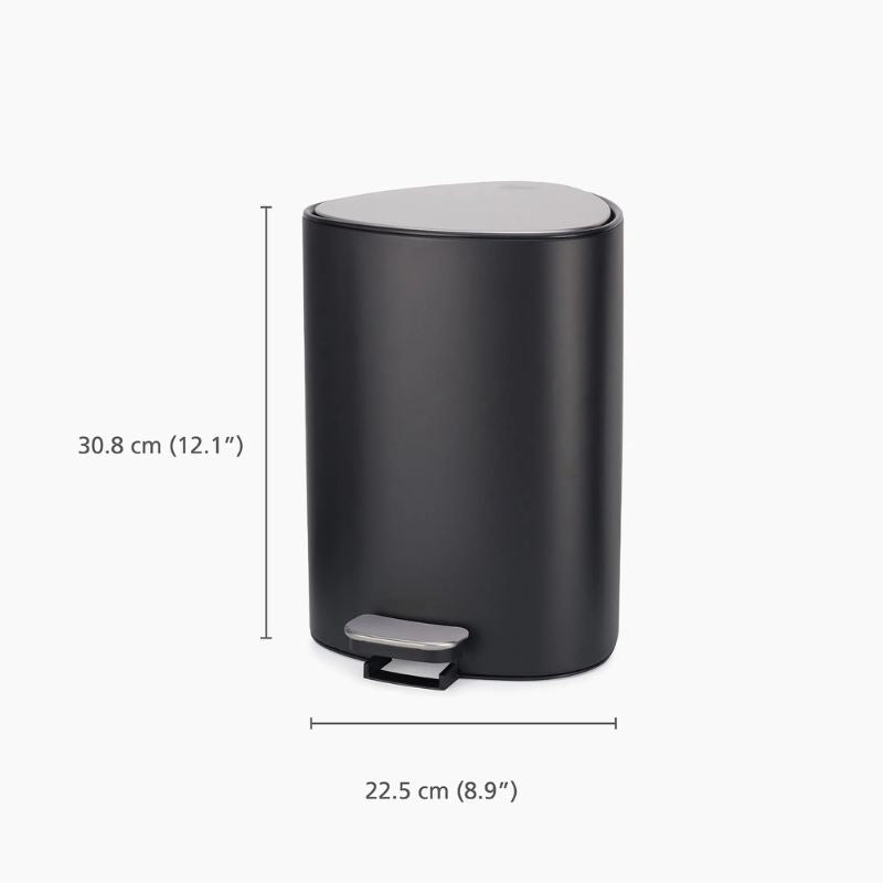 Joseph Joseph EasyStore™ 5L Matt Black Pedal Bin
