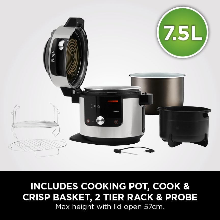 Ninja Multi-Cooker 15-in-1 SmartLid 7.5L with Digital