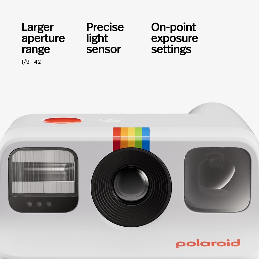 Polaroid Go Instant Camera Generation 2 - Black + Film Bundle (16 Photos Included)