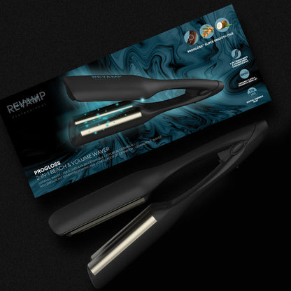 Revamp 2-in-1 Beach & Volume Professional Ceramic Waver