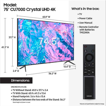 Samsung Crystal UHD 4K CU7000