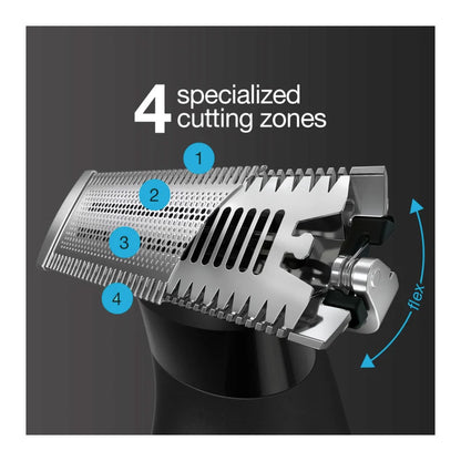 Braun Series X XT5100 Wet & Dry all-in-one tool with 5 attachments, black / silver