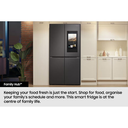 Samsung Family Hub™ AI Vision Inside RF65DG9H0EB1 French Style Smart Fridge Freezer - Black