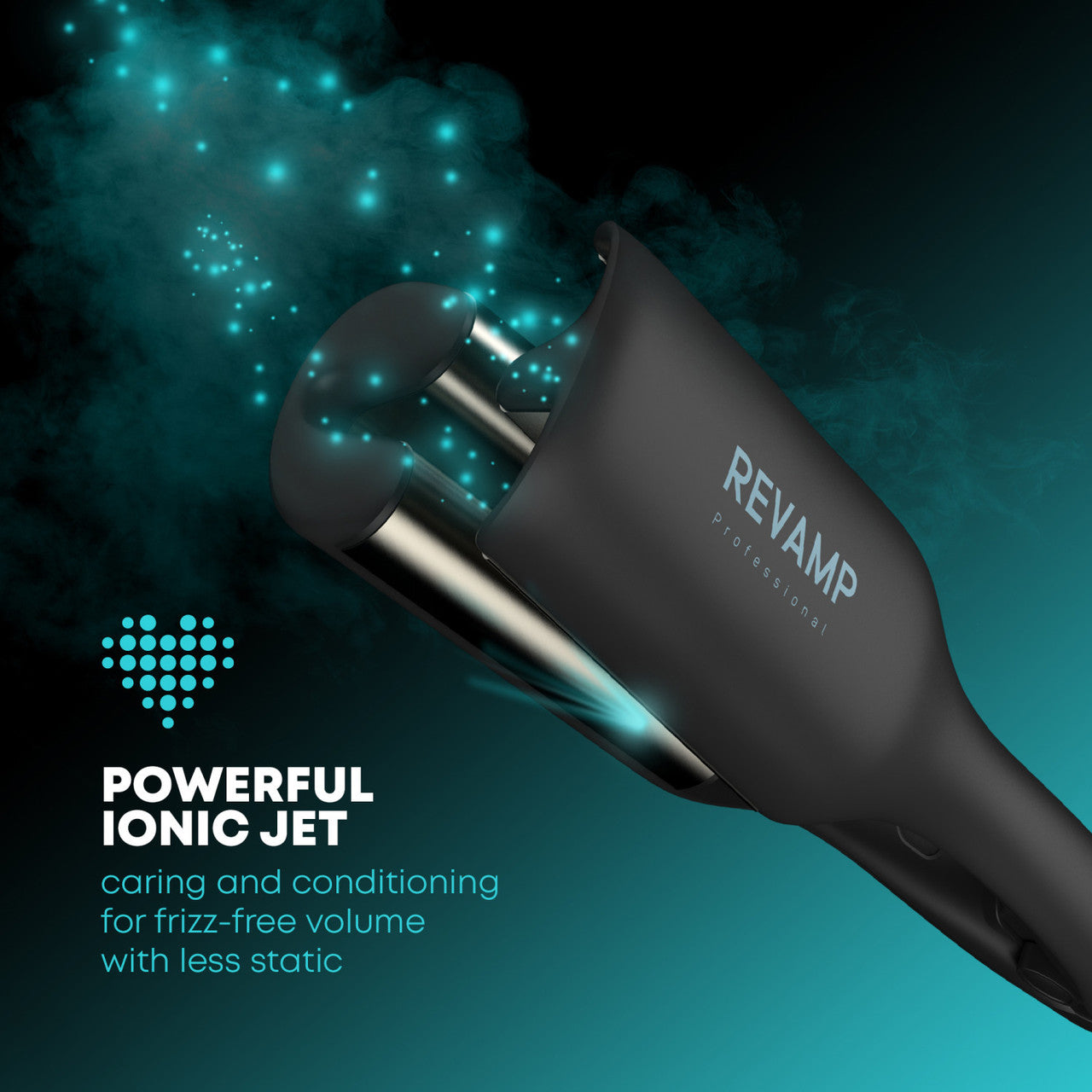 Revamp 2-in-1 Beach & Volume Professional Ceramic Waver
