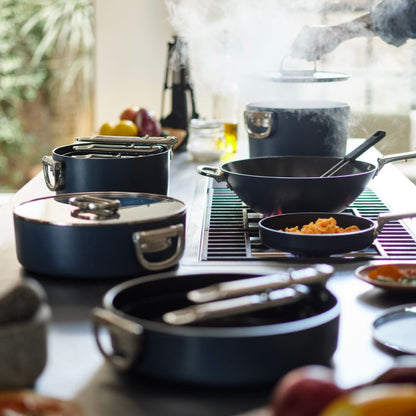 Joseph Joseph Space Folding Handle Ceramic Non-stick 28cm Blue Saute Pan & Lid