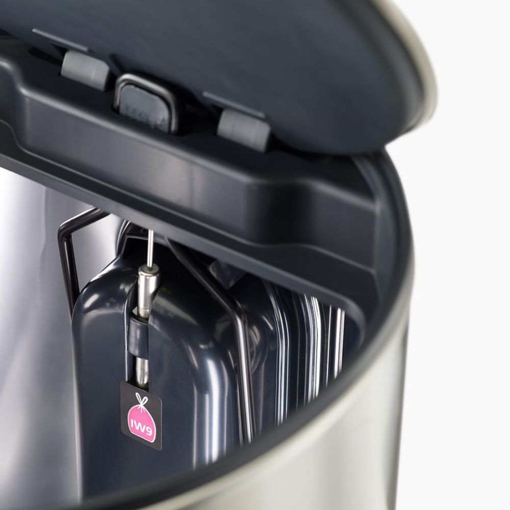 Joseph Joseph Arc™ 10L Easy-push Stainless-steel Pedal Bin