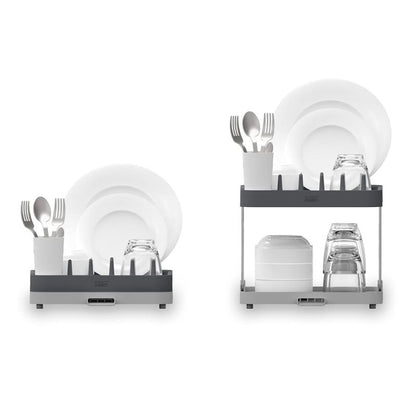 Joseph Joseph Duo 2-Tier Dish Rack - Grey