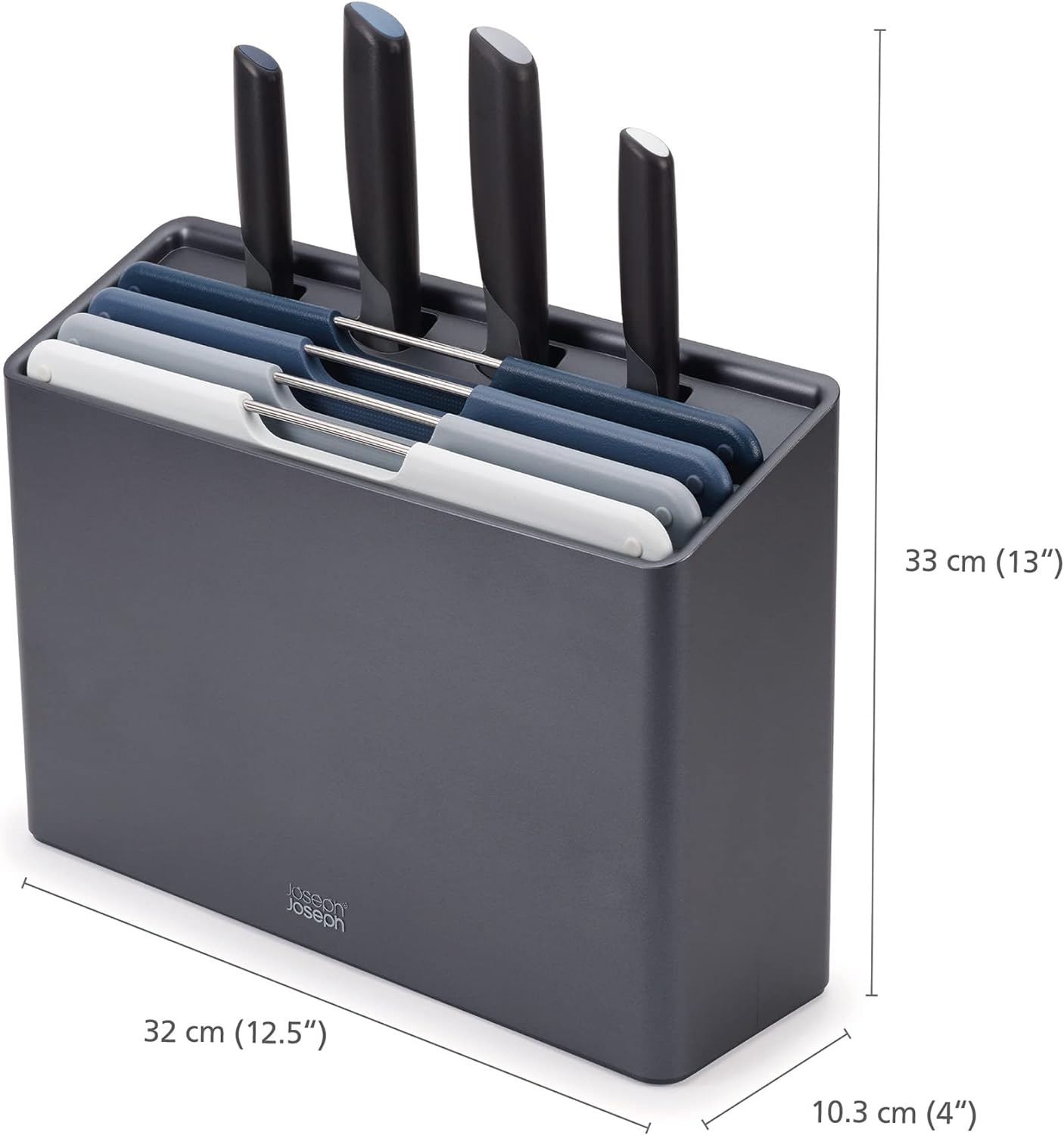 Joseph Joseph Folio Plus 8-piece Knife & Chopping Board Set
