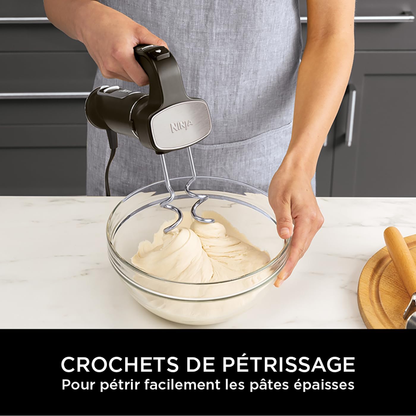 Ninja Foodi 3-in-1 Hand Blender, Mixer & Chopper CI100EU