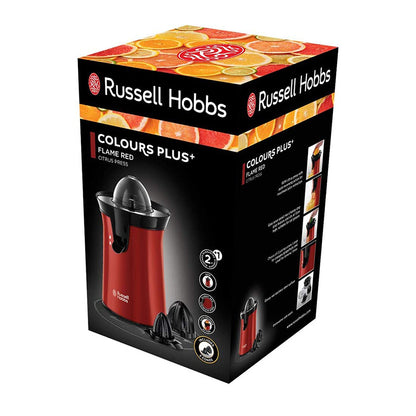 Russell Hobbs Desire Citrus Press - Juicer - Electric, 2 accessories, 60 W, Red