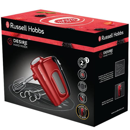 Russell Hobbs Hand Mixer Desire, Red