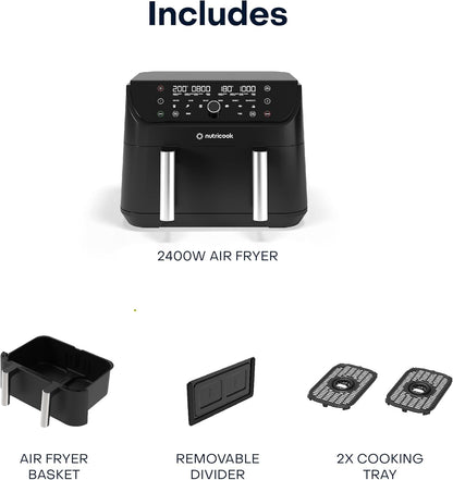 Nutricook Air Fryer Duo 2 FlexzoneNC-AFD285  8.5L (8 people)