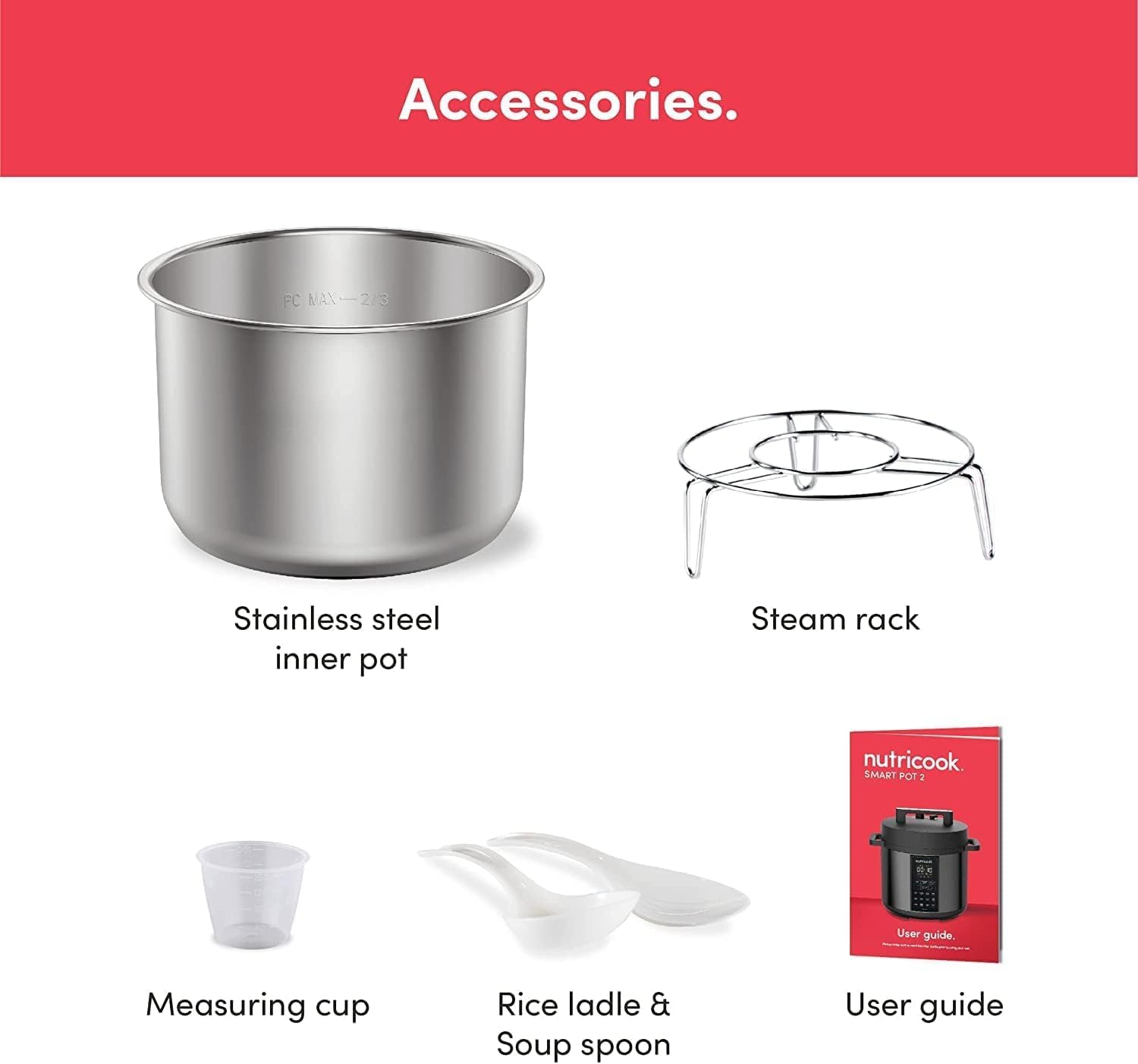 Nutricook Smart Pot 2 - Stainless Steel Pot 6L