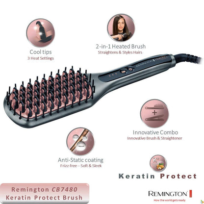 Remington Keratin Protect Straight Brush CB7480