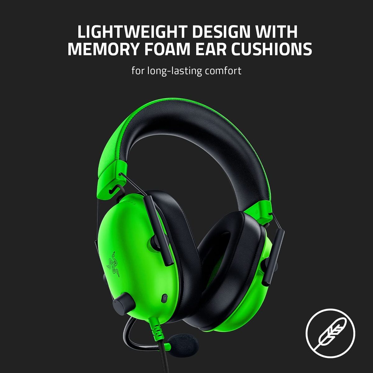 Razer Black Shark V2 X - Gaming Headset Green
