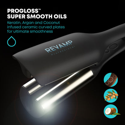 Revamp 2-in-1 Beach & Volume Professional Ceramic Waver