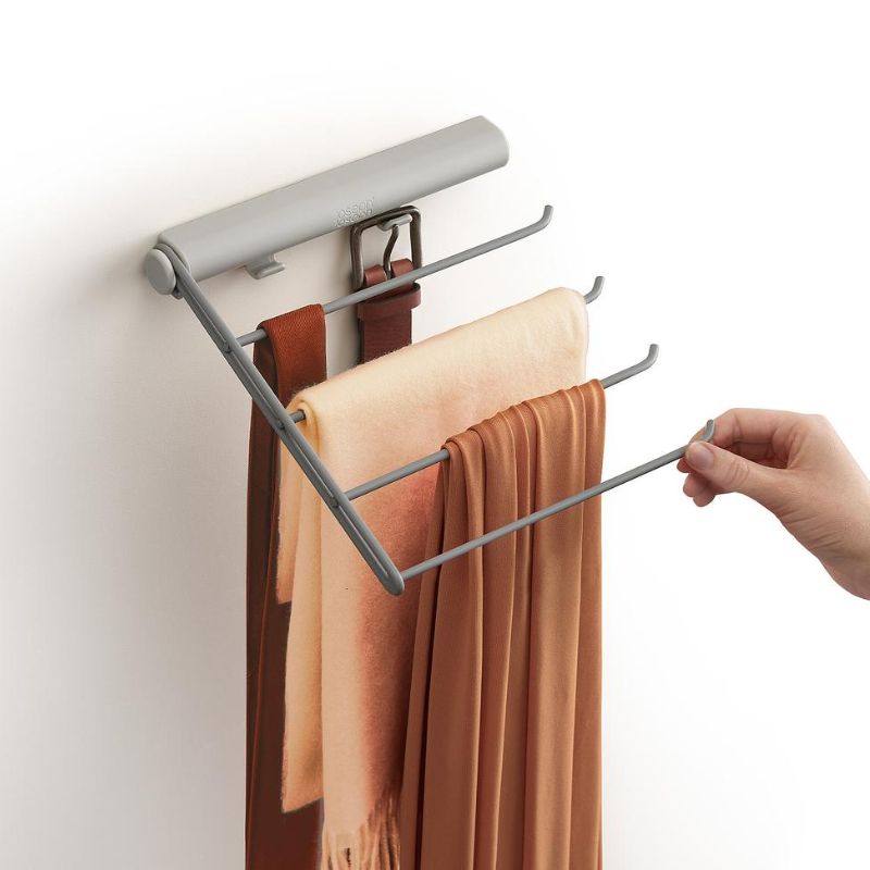 Joseph Joseph Orderly™ Ecru Belt, Tie & Scarf Hanging Rail