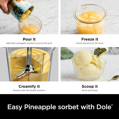 Ninja Ice Cream Maker with (2) Pint Containers & Lids