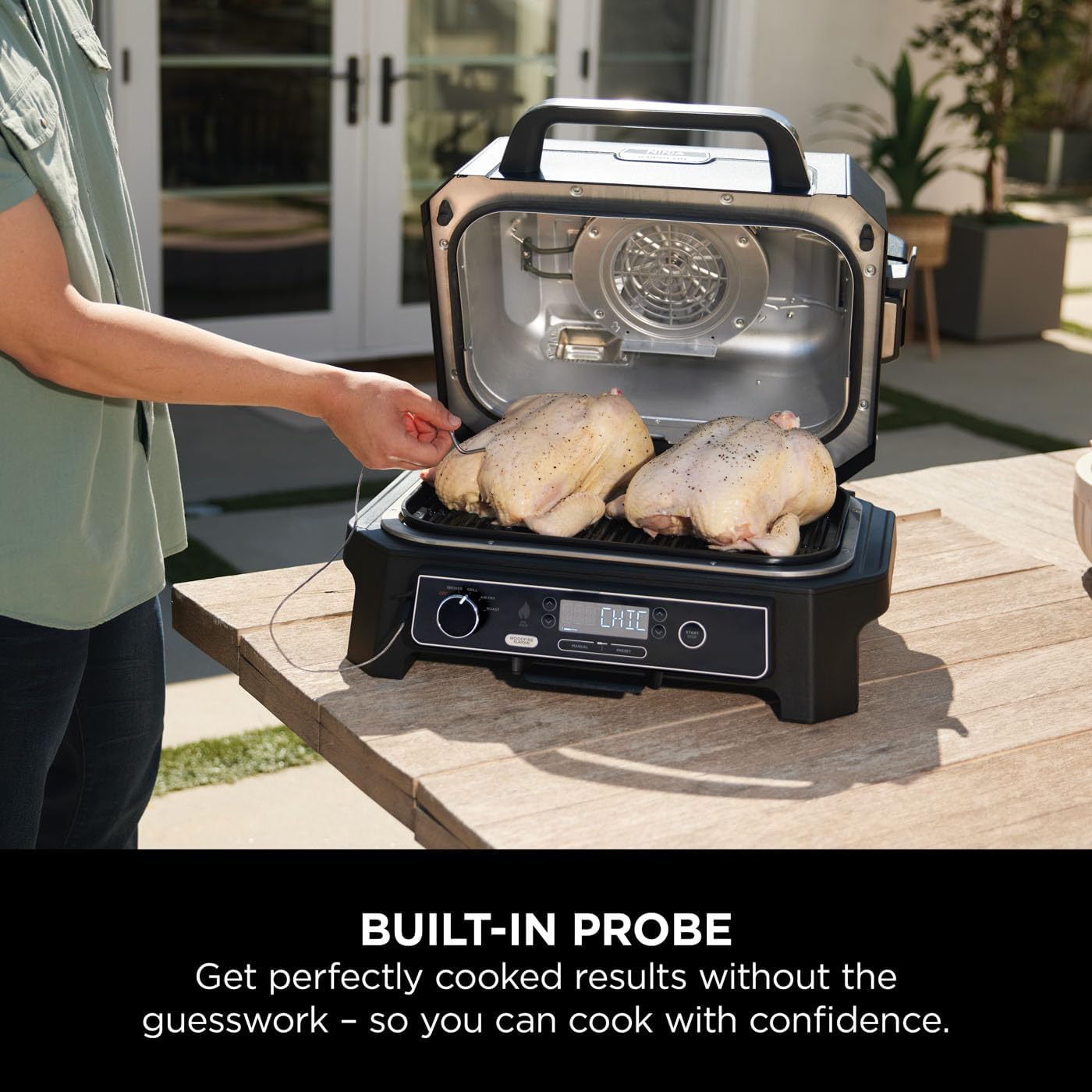 Ninja Woodfire Pro XL Electric BBQ Grill & Smoker