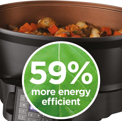 Russell Hobbs Good-to-Go Multicooker - 8 Versatile Functions including Slow Cooker, Sous Vide, Rice and Food Steamer, Black, 750 Watt