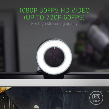 Razer Kiyo Streaming Webcam: 1080p 30 FPS / 720p 60 FPS