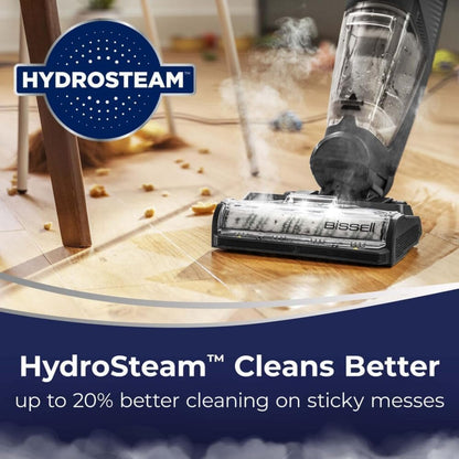 Bissell CrossWave HydroSteam 3527E – Wet & Dry All-in-One Vacuum, Mop and Steam with the Power of Hydrosteam Technology. For use on Tiles, Wood Floors, Rubber Floor & Mats