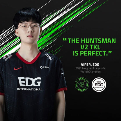 Razer Huntsman V2 Tenkeyless - Linear Optical Switch - US - Black