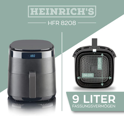 Heinrich's Hot Air Fryer with Digital LED Display, 9L XXXL