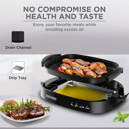 Black & Decker Electric Health Grill, 1500W