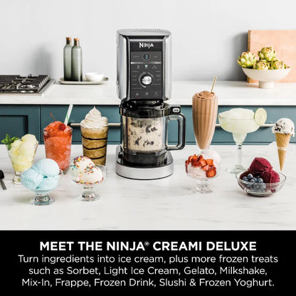 Ninja CREAMi Deluxe 10-in-1 Ice Cream and Frozen Drink Maker