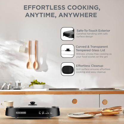 Black & Decker Electric Health Grill, 1500W