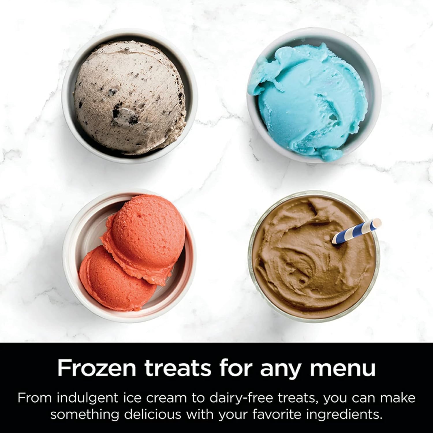 Ninja Ice Cream Maker with (2) Pint Containers & Lids