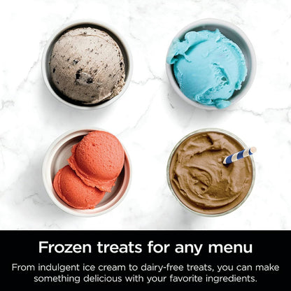 Ninja Ice Cream Maker with (2) Pint Containers & Lids