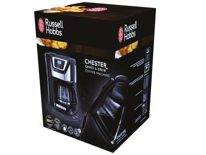 Russell Hobbs Chester Grind & Brew Coffee Maker - Black