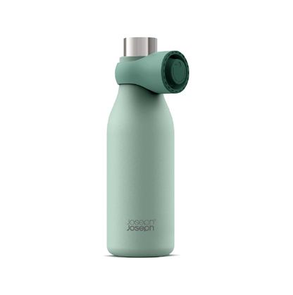 Joseph Joseph Loop™ 500ml Stainless-steel Vacuum Insulated Water Bottle Green