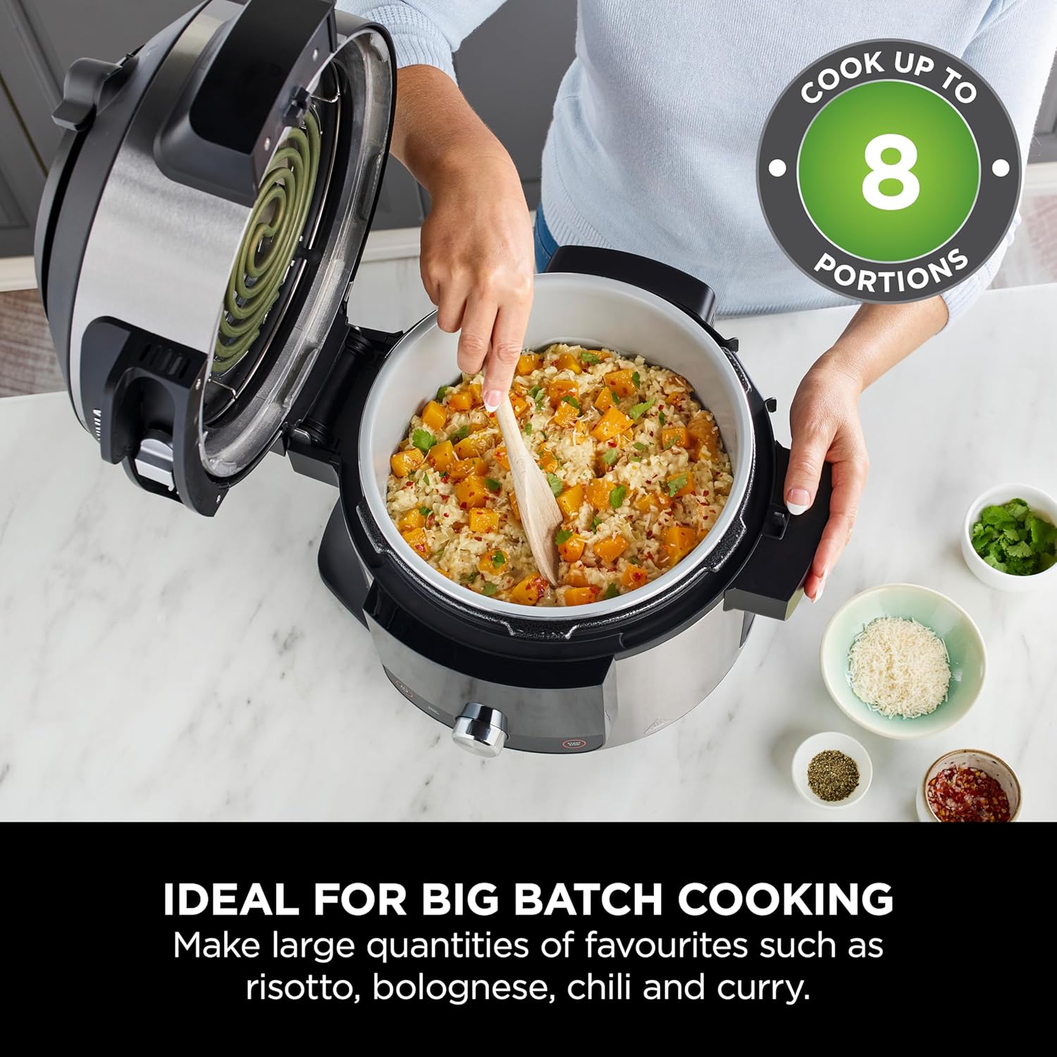 Ninja Multi-Cooker 15-in-1 SmartLid 7.5L with Digital