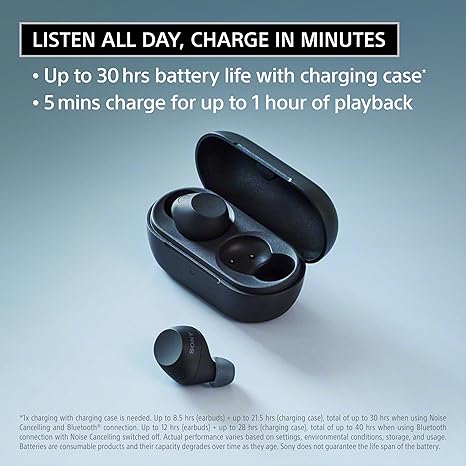 SONY WF-C710N WRLS Noise Cancelling Earbuds Black – House of