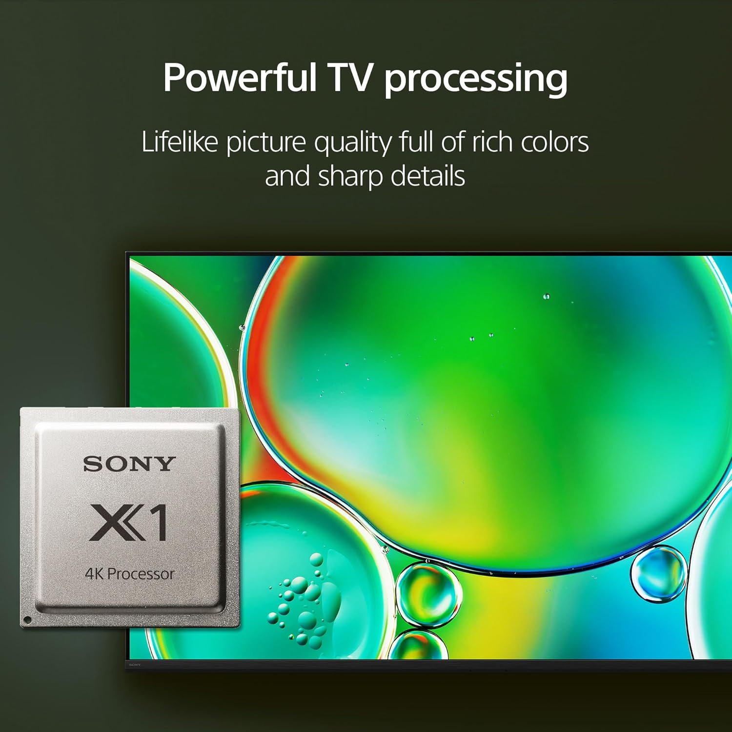 Sony BRAVIA 2 II 50 Inch 4K Ultra HD LED Smart TV with Google TV and Exclusive Features for PlayStation®5 - 2025 Model