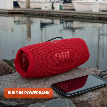 JBL Charge 5 - Portable Waterproof (IP67) Bluetooth Speaker - Blue