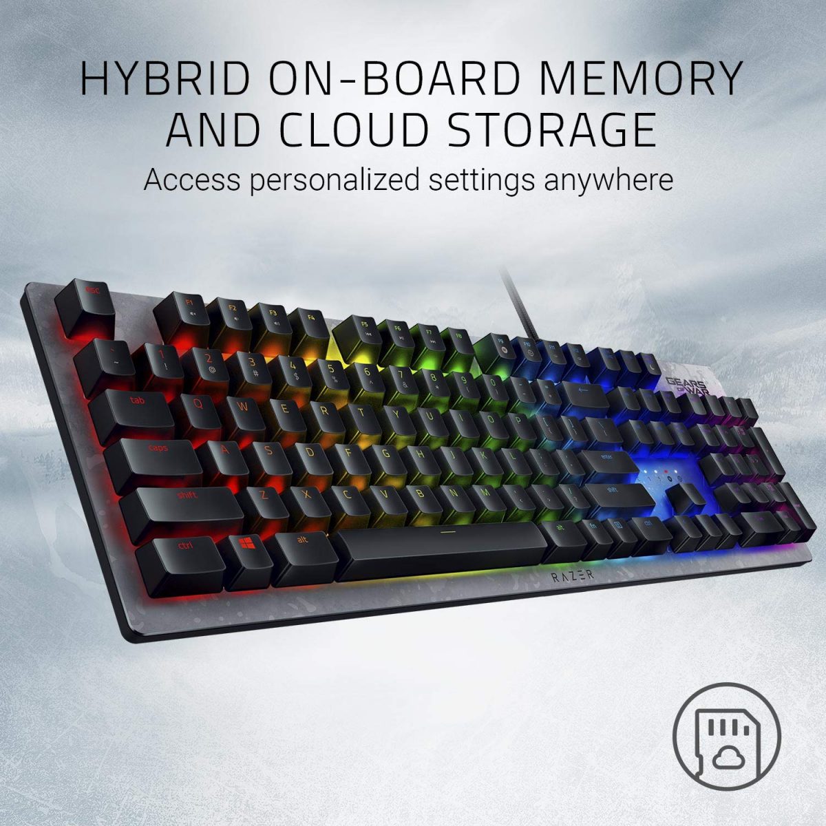 Razer Huntsman Mechanical Gaming Keyboard - Gears of War 5 edition - US Layout