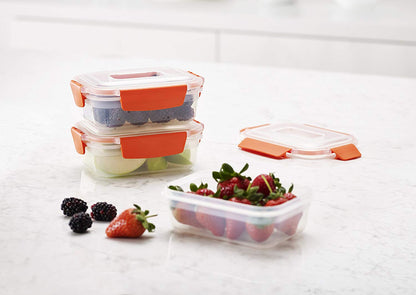 Joseph Joseph Nest Lock 3-Piece Storage Container Set (3 x 540ml) - Orange