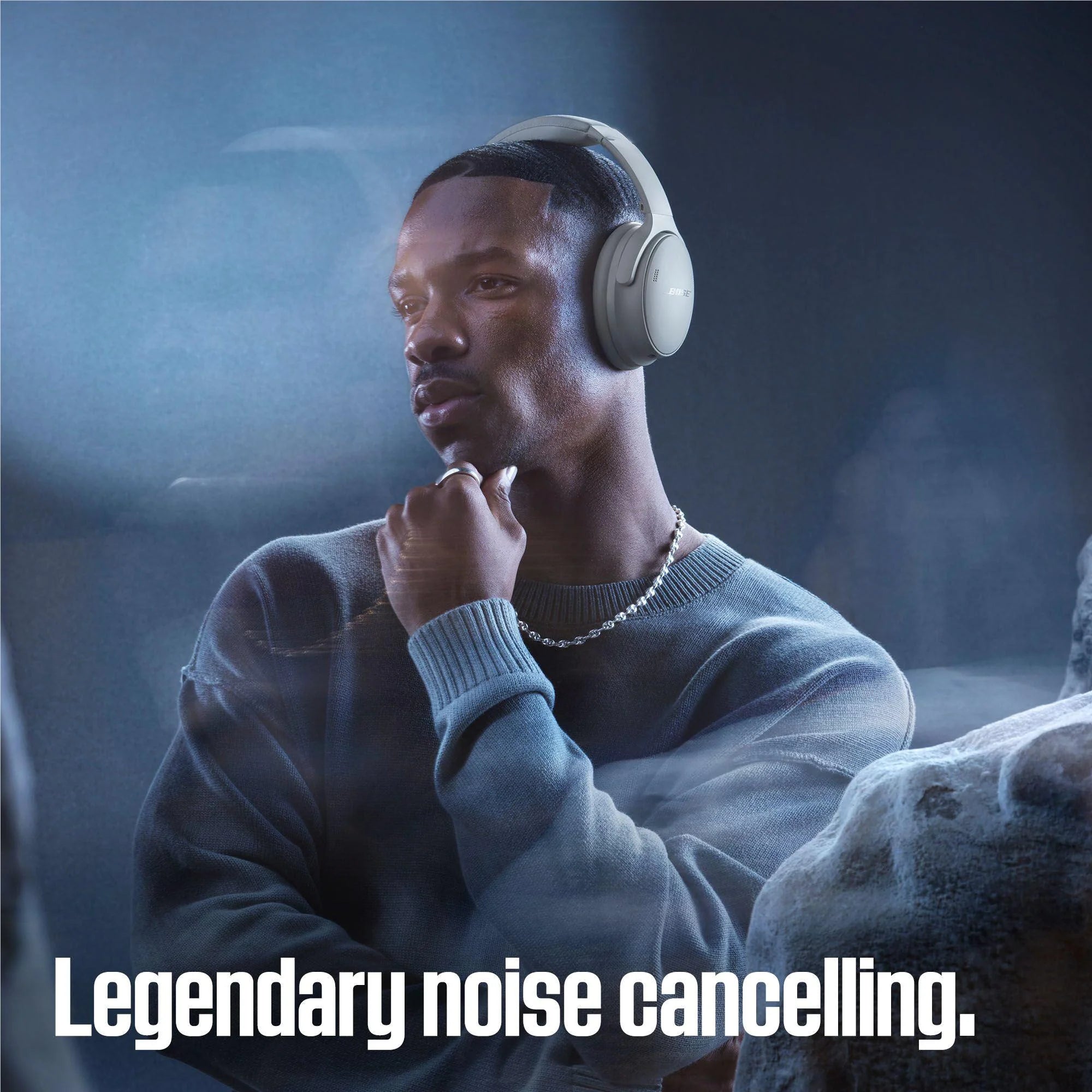Bose QuietComfort Wireless Over-Ear Active Noise Canceling Headphones Moonlight Grey
