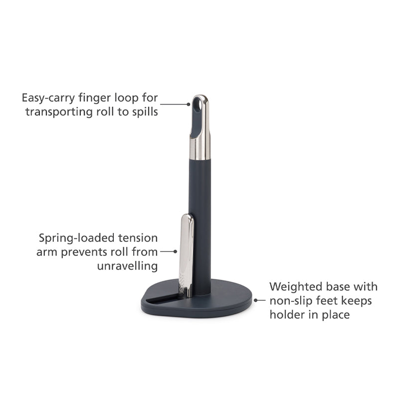 Joseph Joseph Hold Grey Kitchen Roll Holder