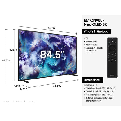 Samsung Class Neo QLED 8K QN900F Samsung Vision AI Smart TV (2025)