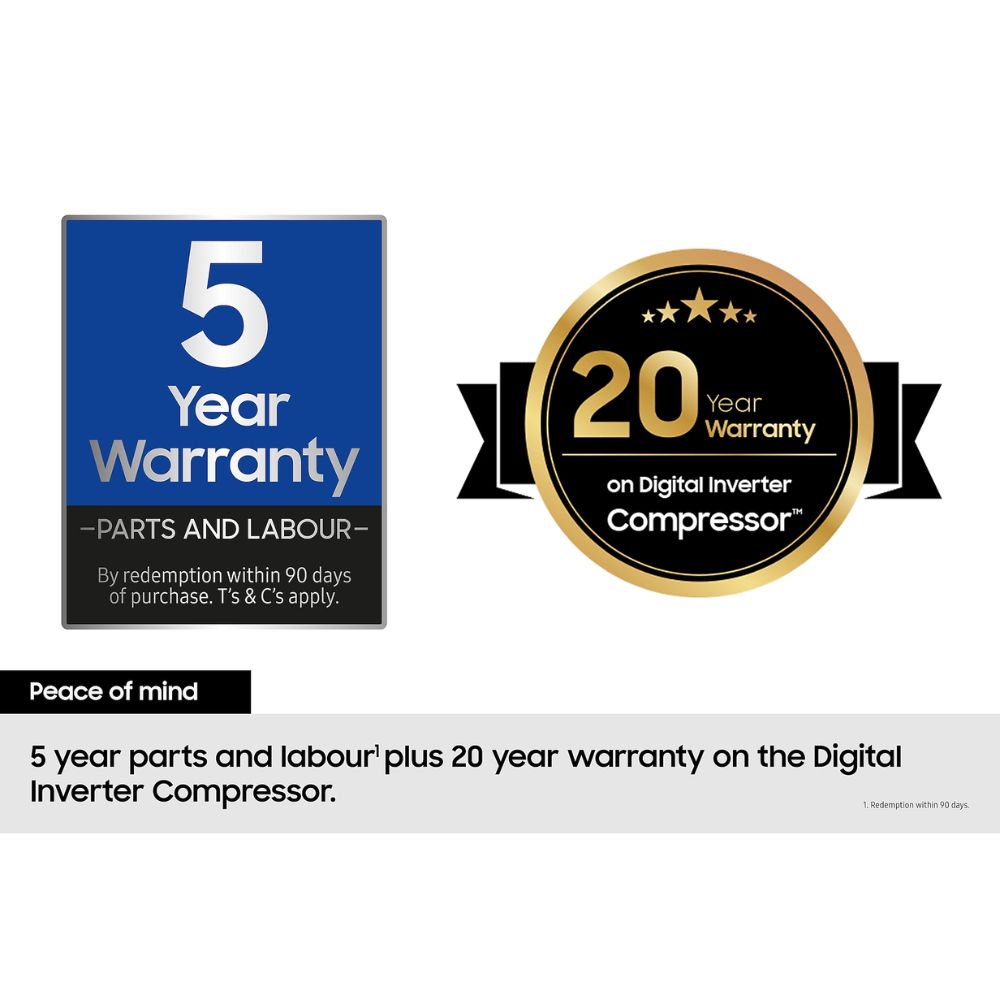 Samsung Family Hub™ AI Vision Inside RF65DG9H0EB1 French Style Smart Fridge Freezer - Black